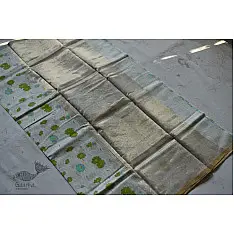 Manjula - Handloom Chanderi Printed Saree - D