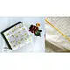 Handloom Chanderi Printed Saree - cherry motif with yellow border