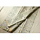 Handwoven Printed Chanderi White Based Saree - Flowers Printed