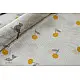 Handloom Chanderi Printed Saree - cherry motif with yellow border