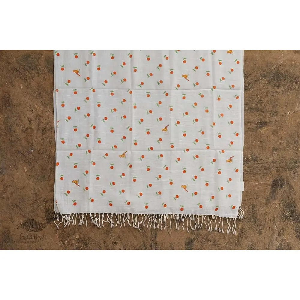 Izhaar | इज़हार ☙ Angora Woolen Printed Stole ☙ 6