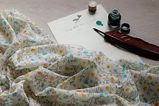 Izhaar | इज़हार ☙ Angora Woolen Printed Stole ☙ 24