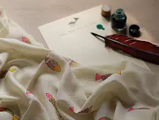 Izhaar | इज़हार ☙ Angora Woolen Printed Stole ☙ 4