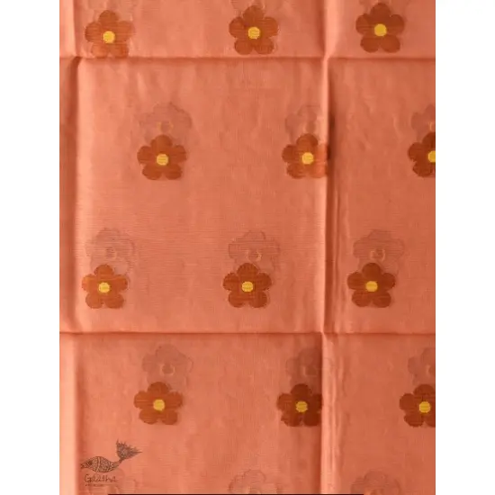 shop Chanderi Woven Boota Dupatta - Flower Motif