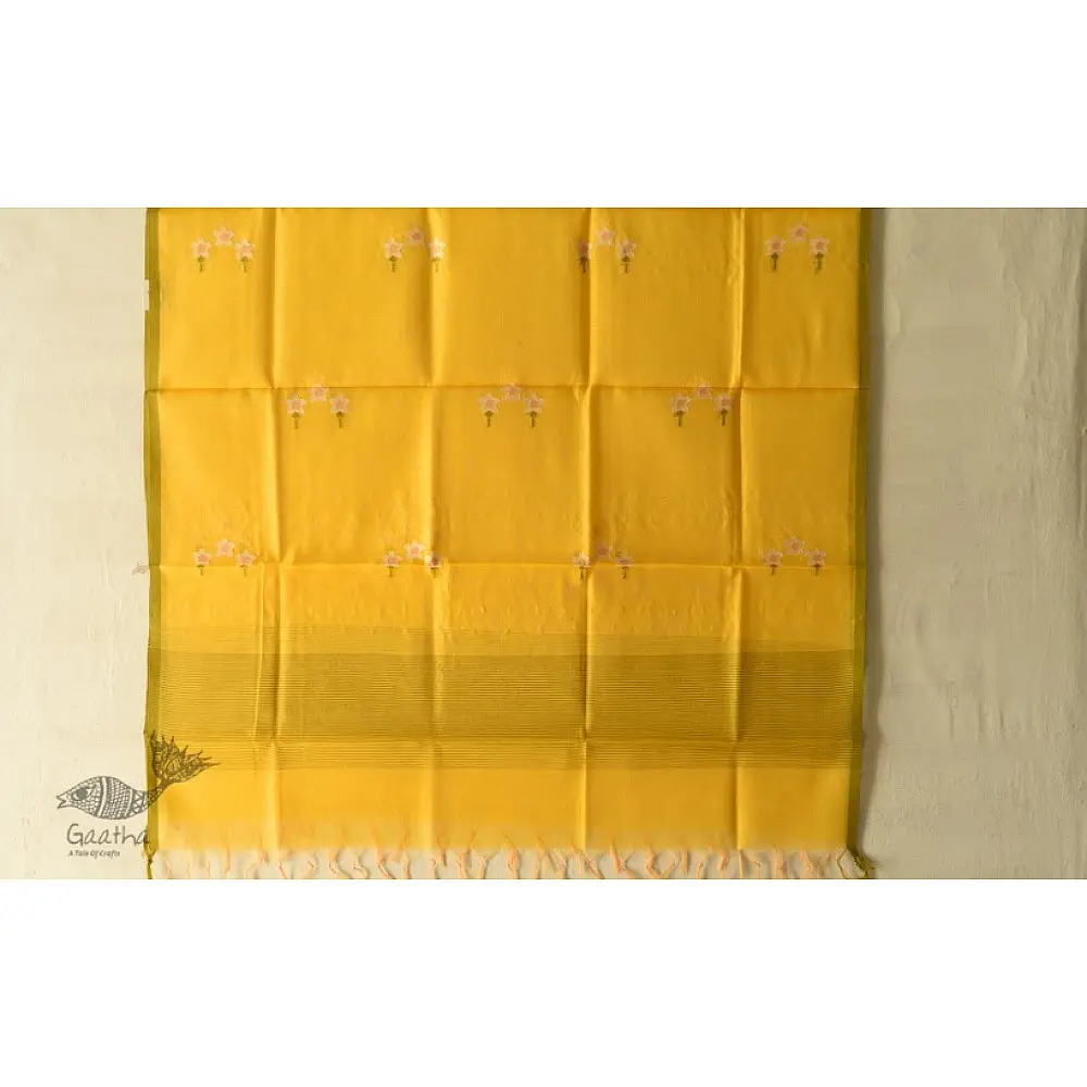 shop Chanderi Woven Boota Dupatta
