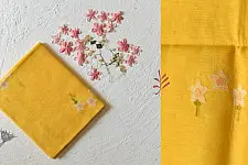 Maalti . मालती | Chanderi Woven Boota Dupatta - Yellow