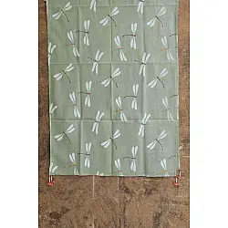 Nisarg . निसर्ग ☙ Cotton Stole (Printed) ☙ Pistachio green
