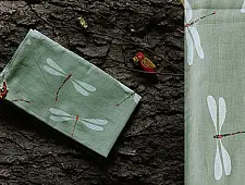 Nisarg . निसर्ग ☙ Cotton Stole (Printed) ☙ Pistachio green
