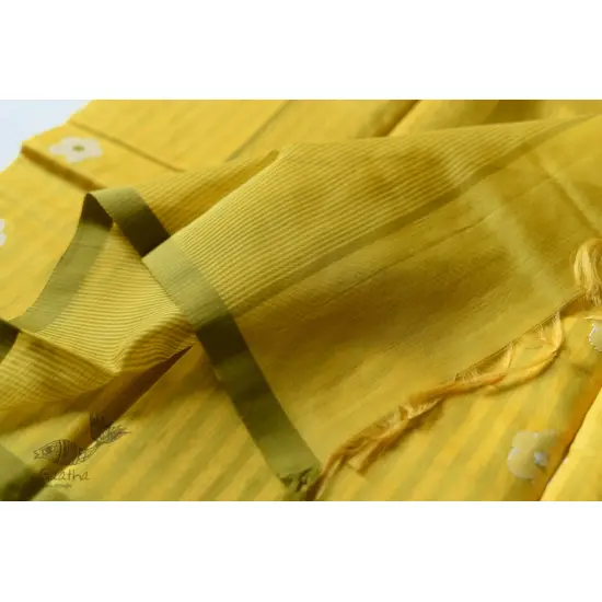 Handloom Chanderi Woven Flower Boota Saree