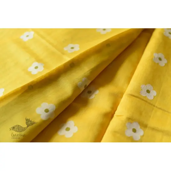 Handloom Chanderi Woven Flower Boota Saree