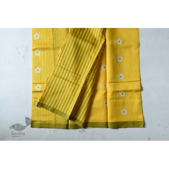 Handloom Chanderi Woven Flower Boota Saree