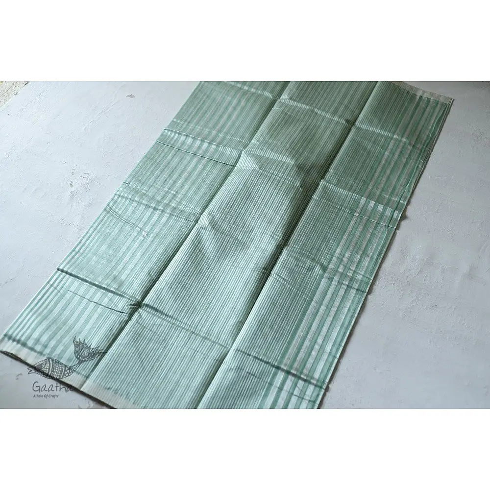 Handloom Chanderi Woven Stripe Saree