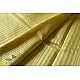 Handloom Chanderi Woven Stripe Saree - Yellow