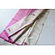Handloom Chanderi Saree - Woven Tulip Flowers