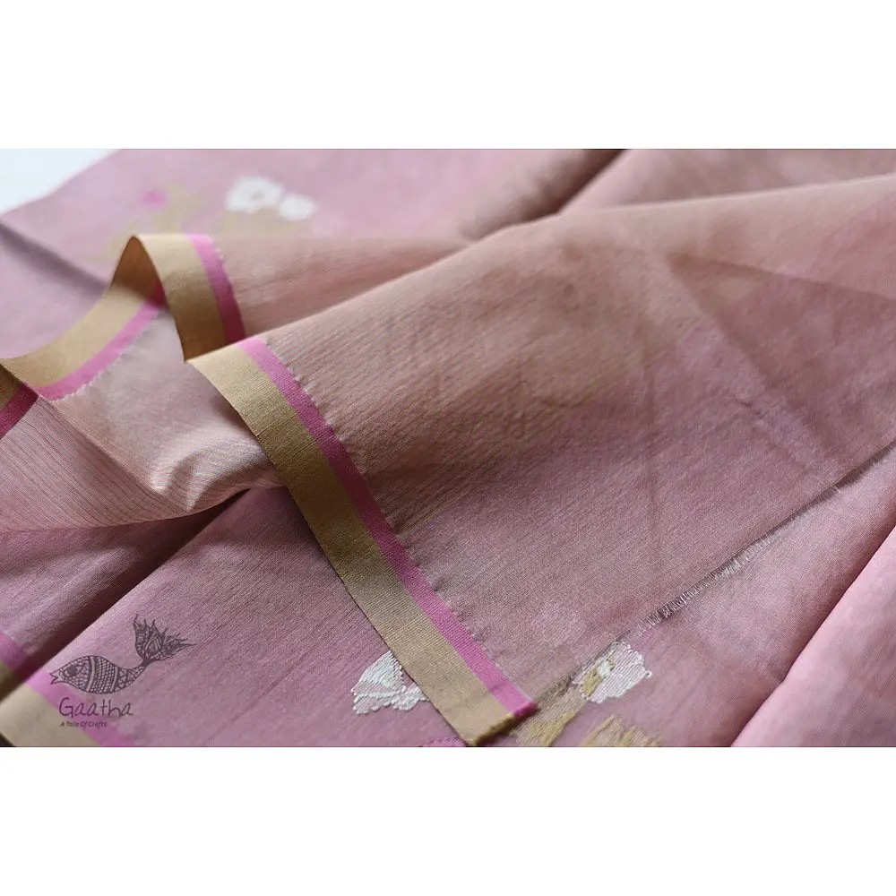 Chanderi Woven Boota Saree