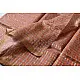 Handloom Chanderi Woven Zari Checks Saree - Rose Gold