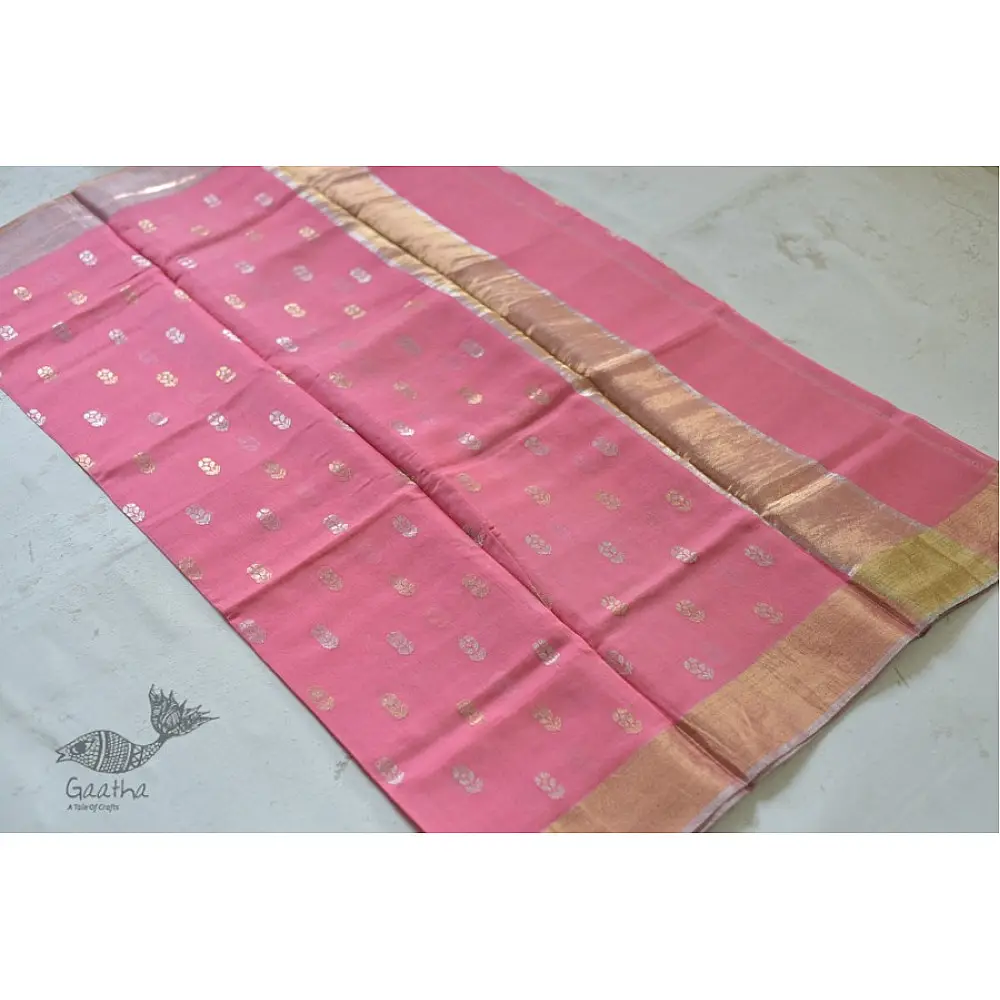 occasional wear zari chanderi sarees