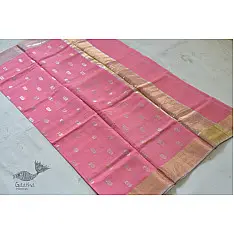 Satyawati ♢ Handloom Chanderi Zari Boota Saree ♢ 4