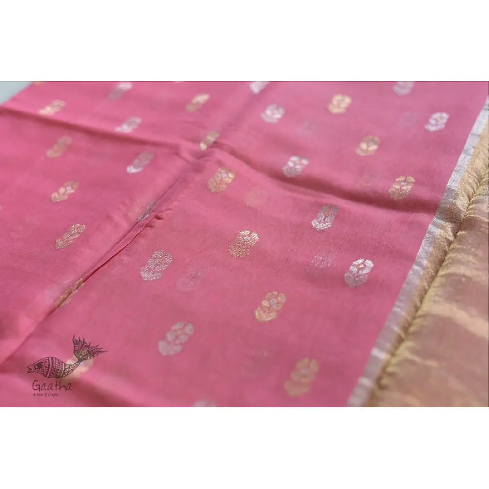 occasional wear zari chanderi sarees