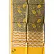 shop Block Printed Chanderi Dupatta - Yellow Flowers