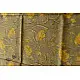 shop Block Printed Chanderi Dupatta - Yellow Flowers