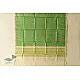 shop Block Printed Chanderi Green Dupatta