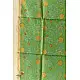 shop Block Printed Chanderi Green Dupatta