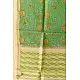 shop Block Printed Chanderi Green Dupatta