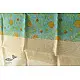 shop Block Printed Chanderi Dupatta- Marigold Flower Motif