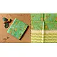 shop Block Printed Chanderi Green Dupatta