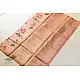 Handloom Printed Chanderi Light Pink Saree