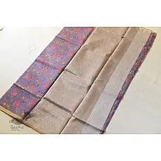 Manjula ~ Handloom Flower Printed Chanderi Saree