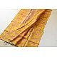 Handloom Printed Chanderi Yellow Saree