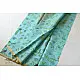 Handloom Printed Chanderi Sky Blue Saree