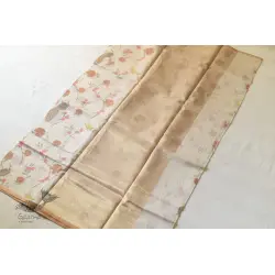 Manjula ~ Handloom Roses Printed Chanderi Saree