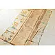 Handloom Yellow Flowers Printed Chanderi Saree