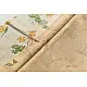 Handloom Yellow Flowers Printed Chanderi Saree