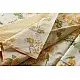 Handloom Yellow Flowers Printed Chanderi Saree