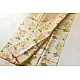 Handloom Yellow Flowers Printed Chanderi Saree