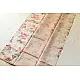 Handloom Pink Flowers Printed Chanderi Saree