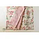 Handloom Pink Flowers Printed Chanderi Saree