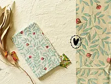 Nisarg . निसर्ग | Printed Cotton Off White Stole