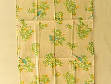 Nisarg . निसर्ग ✮ Printed Cotton Stole - Parrot Bird Motif