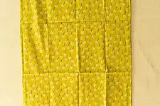 Nisarg . निसर्ग ✮ Hand Block Printed Cotton Stole - Parrot Green