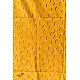 shop Hand Block Printed Yellow Stole
