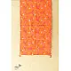 shop Hand Block Printed Cotton Orange Stole