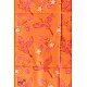 shop Hand Block Printed Cotton Orange Stole