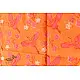 shop Hand Block Printed Cotton Orange Stole