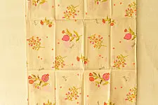 Nisarg . निसर्ग ✮ Printed Cotton Stole - Pink Flower Motif