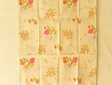 Nisarg . निसर्ग ✮ Printed Cotton Stole - Pink Flower Motif